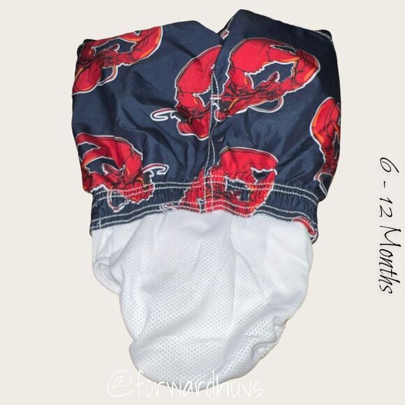 Old Navy Lobster Swim Trunks Baby Size 6-12 Months - Picture 4 of 8
